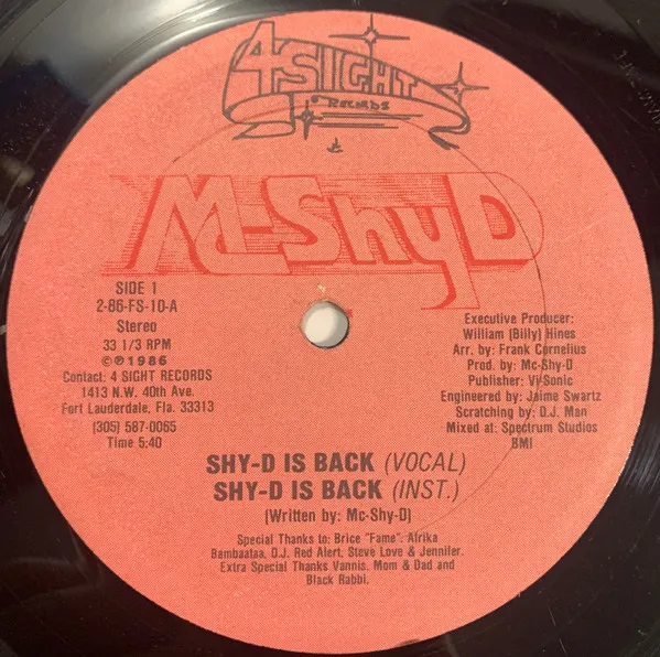 MC Shy D – Shy-D Is Back