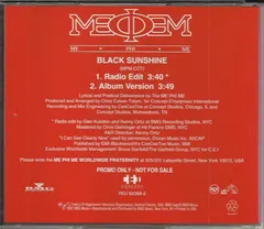 Me Phi Me – Black Sunshine (CD, Single)