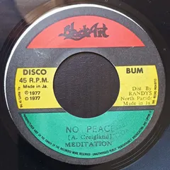 Meditation* – No Peace (Vinyl, 7")