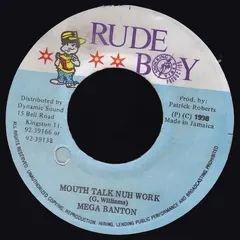 Mega Banton – Mouth Talk Nuh Work (Vinyl, 7")