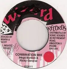 Mega Banton & Ricky General – Combination Mix (Vinyl, 7")