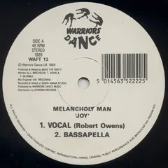 Melancholy Man – Joy (Vinyl, 12")