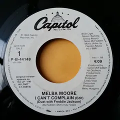 Melba Moore – I Can't Complain (Vinyl, 7")