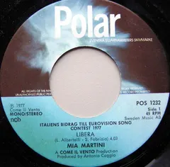 Mia Martini – Libera (Vinyl, 7")