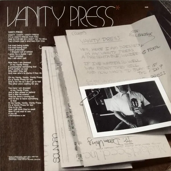 Michael Deacon – Vanity Press