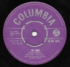 Michael Holliday – In Love (Vinyl, 7")