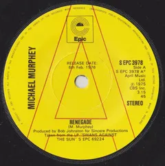 Michael Murphey* – Renegade (Vinyl, 7")