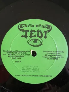 Michael Palmer – Done With It (Vinyl, 12")