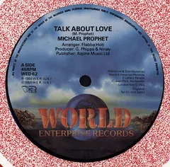 Michael Prophet – Talk About Love (Vinyl, 12")
