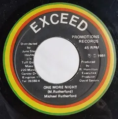 Michael Rutherford (2) – One More Night (Vinyl, 7")