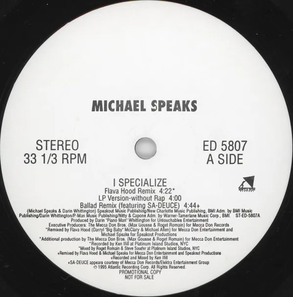 Michael Speaks – I Specialize