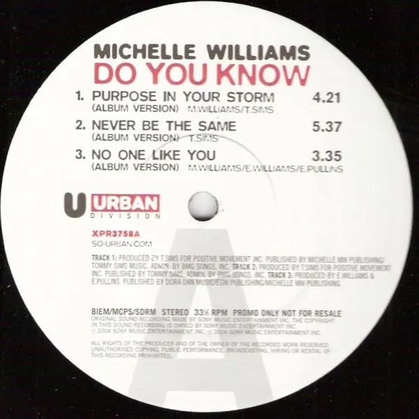 Michelle Williams – Do You Know