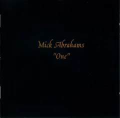 Mick Abrahams – "One" (CD, Album)