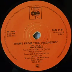 Mick Jade – Theme From "The Villagers" (Vinyl, 7")