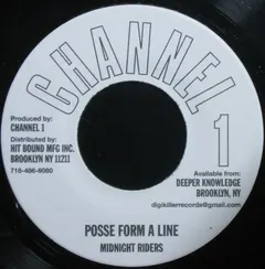 Midnight Riders – Posse Form A Line (Vinyl, 7")
