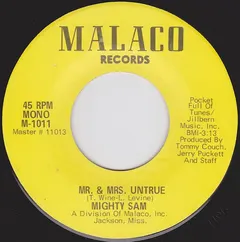 Mighty Sam – Mr. & Mrs. Untrue / Never Too Busy (Vinyl, 7")