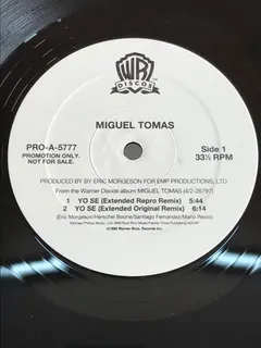 Miguel Tomas – Yo Se (Vinyl, 12")