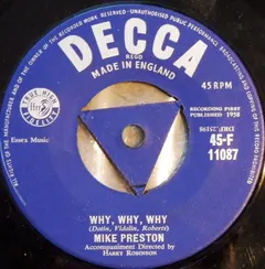 Mike Preston – Why, Why, Why (Vinyl, 7")
