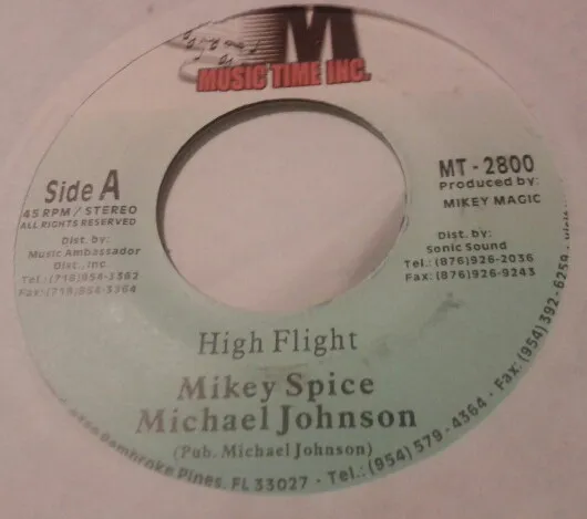 Mikey Spice – High Flight