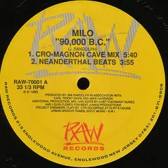 Milo (8) – 90,000 B.C. (Vinyl, 12")
