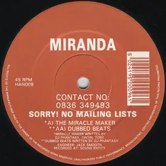 Miranda (2) – The Miracle Maker / Dubbed Beats (Vinyl, 12")