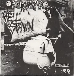 Misery (4) / Hellspawn (2) Shit For Brains – Poison Gas EP (Vinyl, 7")