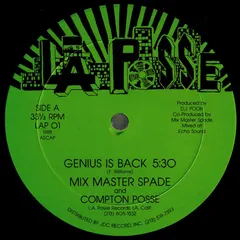 Mix Master Spade* And Compton Posse* – Genius Is Back (Vinyl, 12")