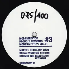 Modeselektor – Modeselektion Vol.01 #3 (Vinyl, 12")