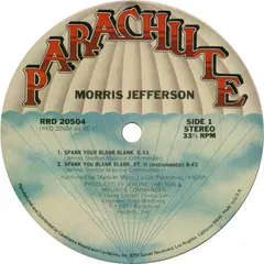 Morris Jefferson – Spank Your Blank Blank (Vinyl, 12")