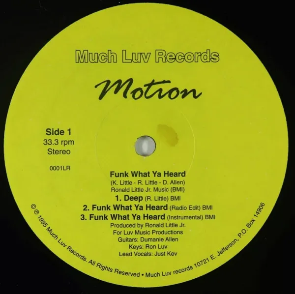 Motion (20) – Funk What Ya Heard / Git Up And Git Down