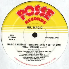 Mr. Magic – Magic's Message (There Has To Be A Better Way) (Vinyl, 12")