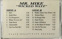 Mr. Mike (2) – Wicked Wayz (Cassette, Album)