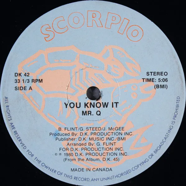 Mr. Q (2) – You Know It
