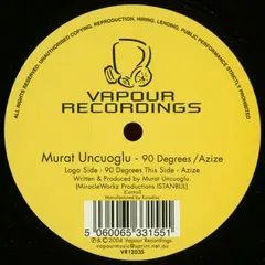 Murat Uncuoglu – 90 Degrees / Azize (Vinyl, 12")