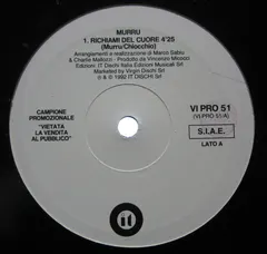 Murru* – Richiami Del Cuore (Vinyl, 12")