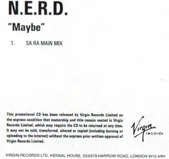 N.E.R.D.* – Maybe (CDr, Single)