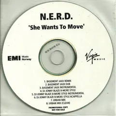 N.E.R.D.* – She Wants To Move (CDr, Maxi-Single)