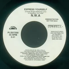 N.W.A* – Express Yourself (Vinyl, 7")