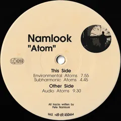 Namlook* – Atom (Vinyl, 12")