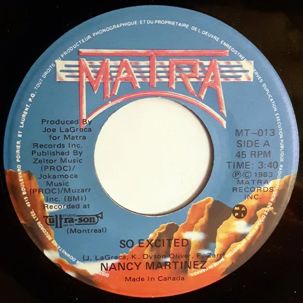 Nancy Martinez – So Excited