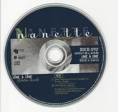Nanette Workman – Une A Une (CD, Single)