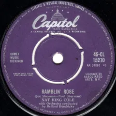 Nat King Cole – Ramblin' Rose (Vinyl, 7")
