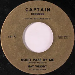 Nat Wright – Don't Pass By Me (Vinyl, 7")