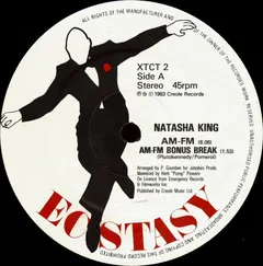 Natasha King Ecstasy – AM-FM (Vinyl, 12")