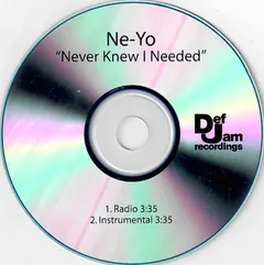 Ne-Yo – Never Knew I Needed (CDr, Single)