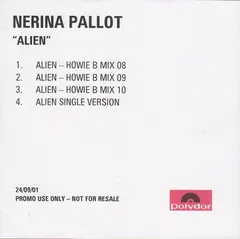 Nerina Pallot – Alien (CDr, Promo)