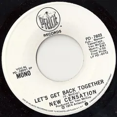 New Censation* – Let's Get Back Together (Vinyl, 7")