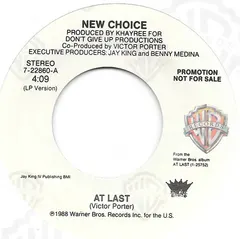 New Choice – At Last (Vinyl, 7")