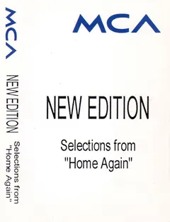 New Edition – Selections From "Home Again" (Cassette, Promo)