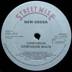 New Order Streetwise – Confusion (Vinyl, 12")